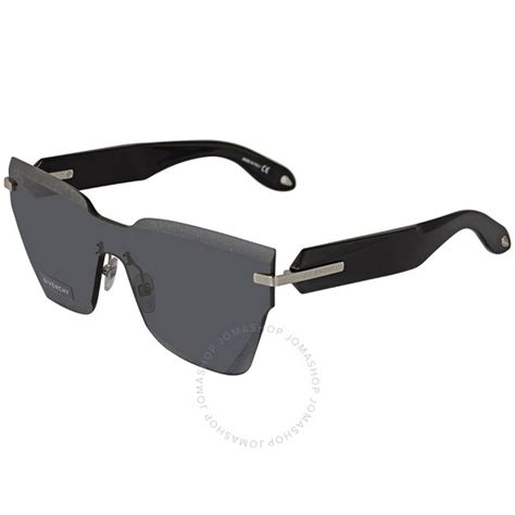 givenchy 7081s|Givenchy Grey Blue Shield Ladies Sunglasses GV .